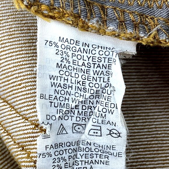 Prana Bridger Jeans Men 30x29* Orange Slim Fit Organic Cotton Performance Hiking - Picture 13 of 16